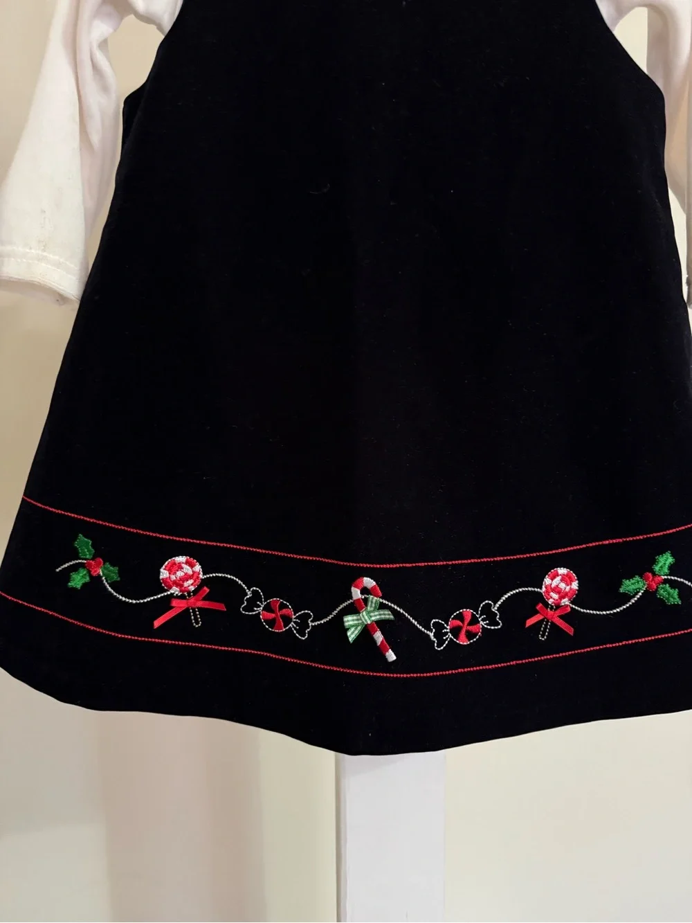 Sophia Rose Velvet Christmas Dress Set
